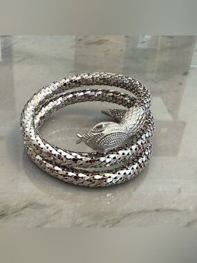 Vintage Whiting & Davis "Oromesh" Snake Bracelet